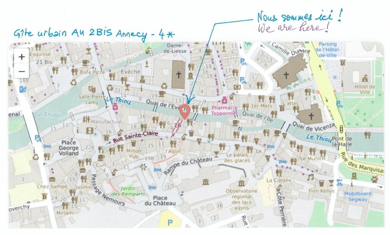 Gite Urbain Au 2Bis - Annecy Buitenkant foto